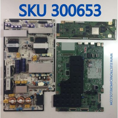 KIT DE TARJETAS PARA TV LG / MAIN EBT66642903 / EAX69532304(1.0) / 66642903 / 1CEBT000-00VL / FUENTE EAY65689411 / EAX69061001(2.2) / 65689411 / T-CON 6871L-6309A / 6870C-0852B / 6309A / PANEL AC650AQL CPA1_RS / MODELO OLED65C1PUB.DUSQLJR